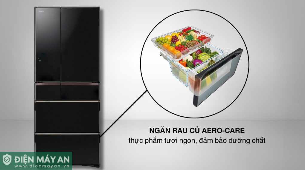 Tủ lạnh Hitachi Inverter 617 lít Multi Door R-HW620RV XK